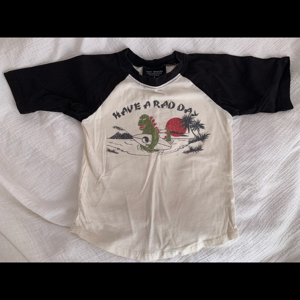 Tiny Whales “have a rad day” shirt 3t